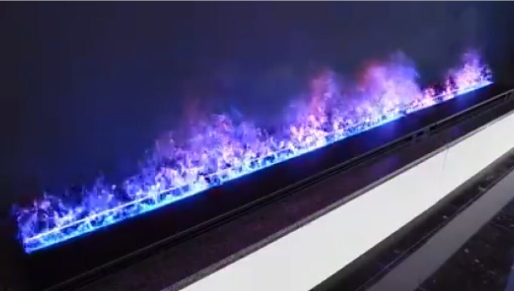 3D water vapor fire