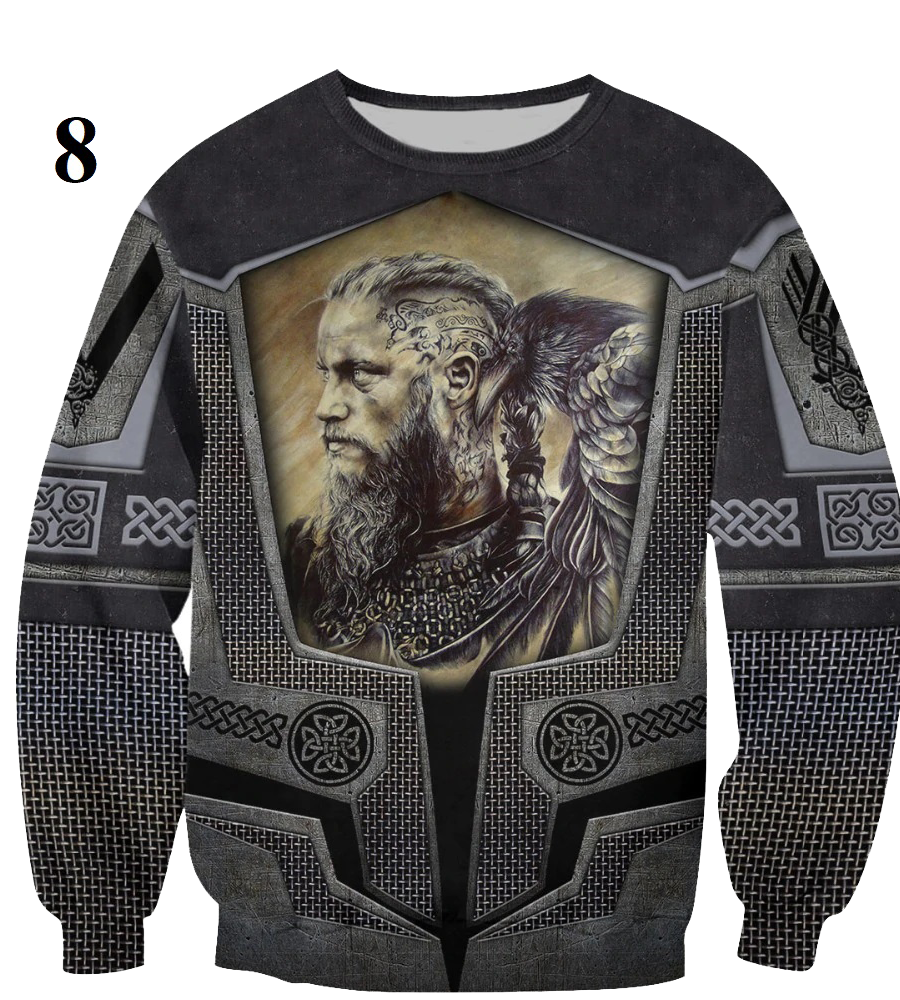 Stunning Viking Hoodies. Ragnar sweatshirt